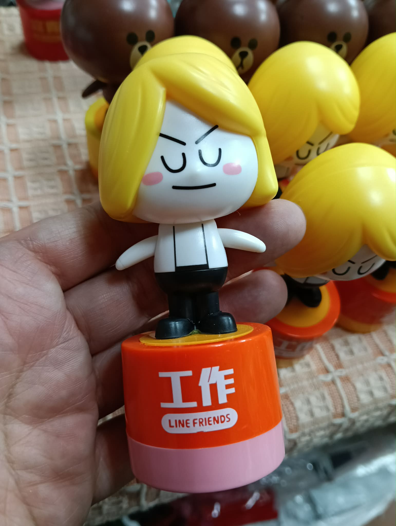 印章公仔 工作