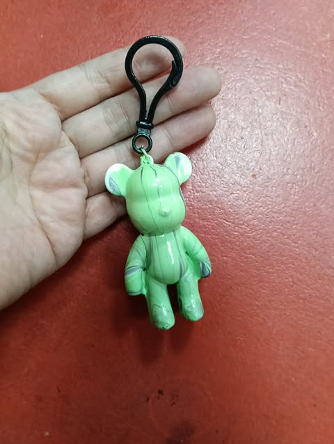 流體小熊吊飾