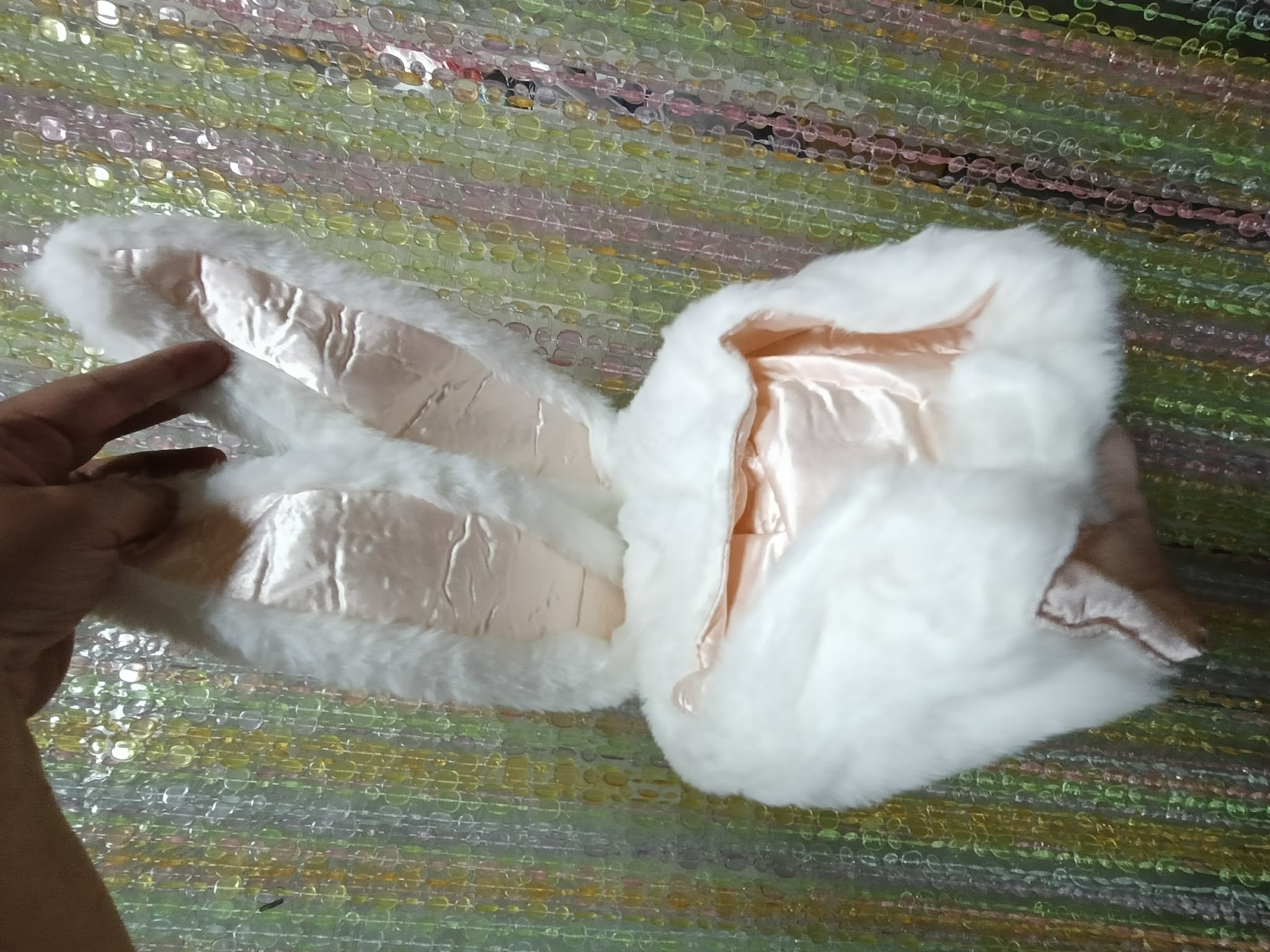 兔耳朵頭套