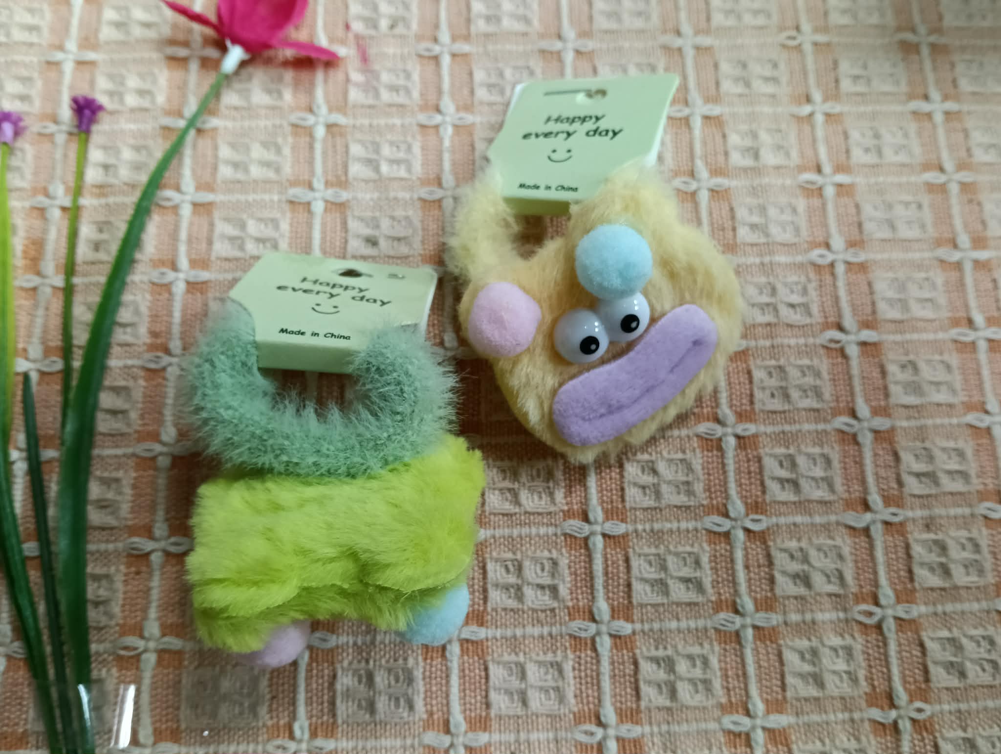 毛絨髮束2入 圖片 2