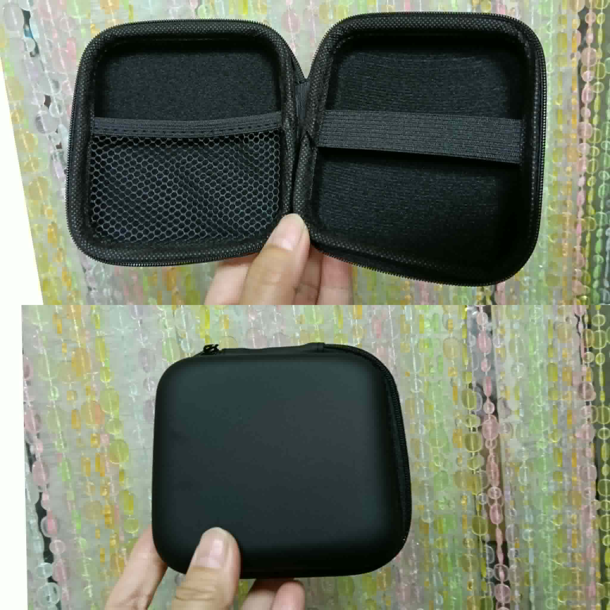 拉鍊小方盒 黑
