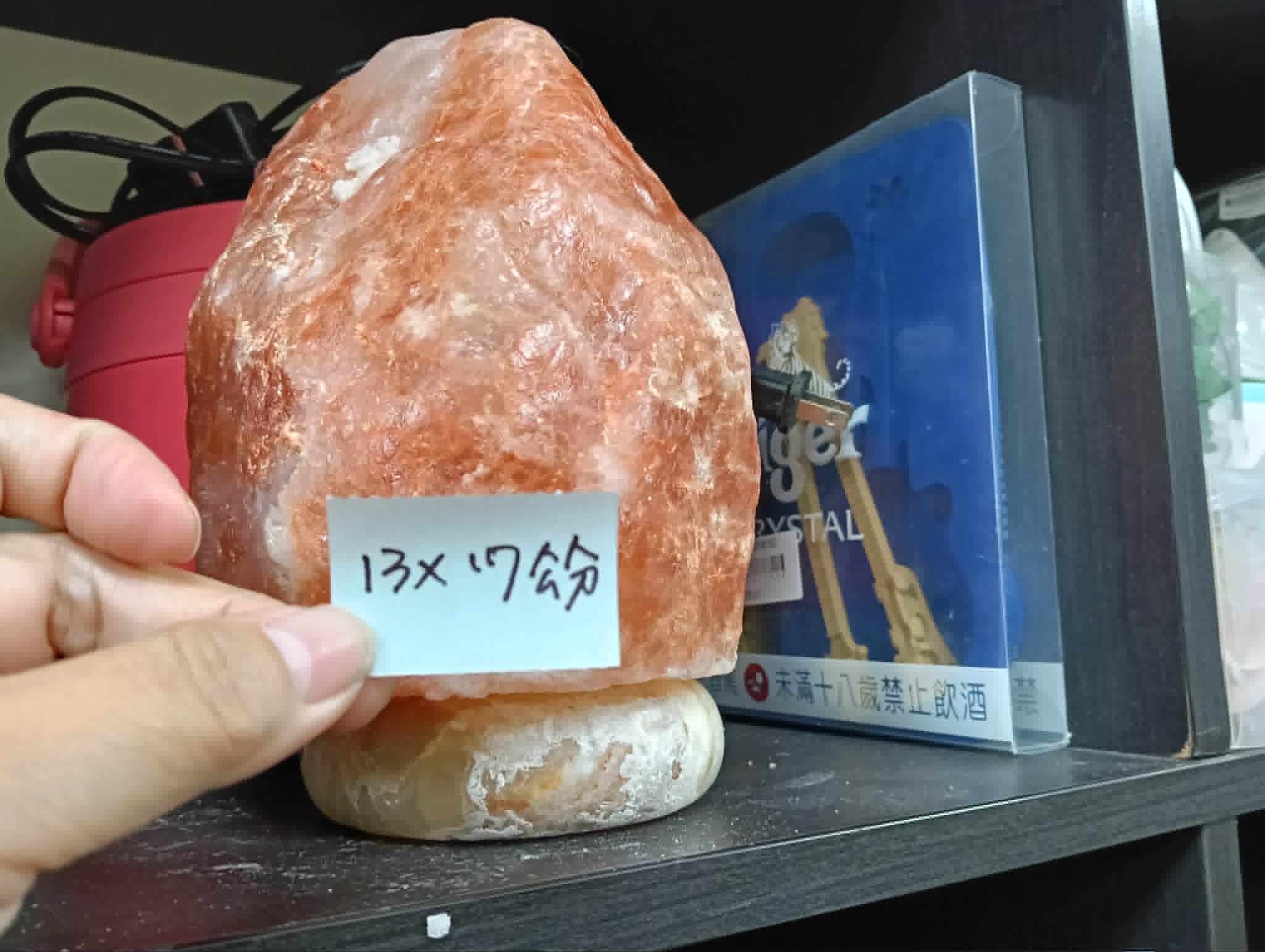玫瑰鹽燈 大 圖片 3