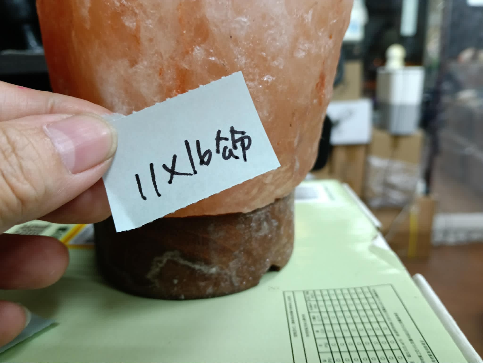 玫瑰鹽燈 中 圖片 3